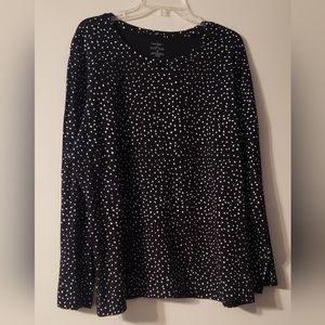 Lord & Taylor Polka Dot Top